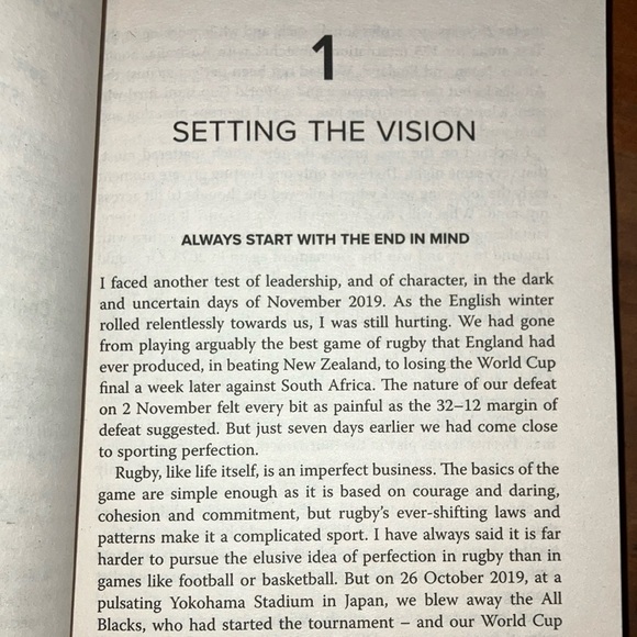 Eddie Jones Leadership Book - Lessons from my life in Rugby - Picture 8 of 10